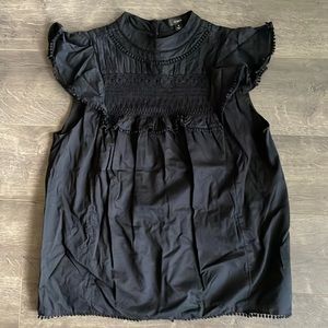 Black J Crew blouse